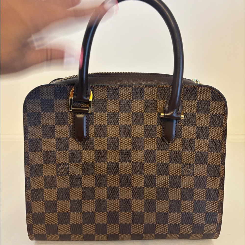 Louis Vuitton Brown Checkered Handbag